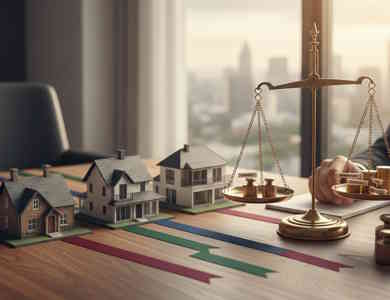 lots of little houses on a table to showcase mortgage comparison