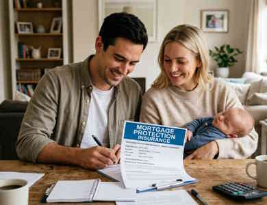 Homeowners insurance signing mortgage protection documents